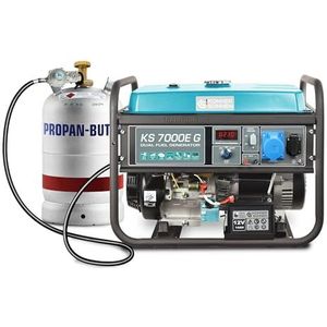 Könner & Söhnen - KS 7000E G - Generator - LPG/Benzine