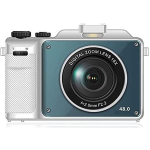 Videocamera Vlogcamera Recorder Dual Lens Digitale Foto Camera for Selfie 4K Fotografie Camcorder DIY Frame Beginner Vlog Video Recorder 18X Live stream Webcam