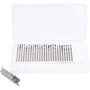 30 Stks Carbide Nail Boren Manicure Elektrische Slijpen Polijsten Vat Hoofd