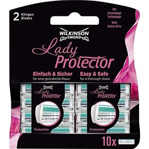 Wilkinson Sword Lady Protector Scheermesjes, voor dames, 100 stuks (10 x 10 stuks)