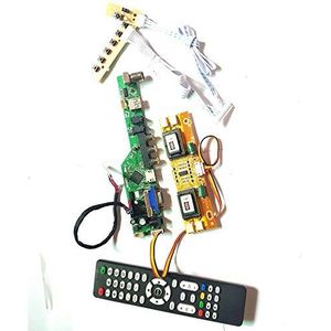 Voor LM190E03-A4/A4K1 T.V53 controller board lcd scherm 4CCFL 30Pin LVDS Remote+Inverter toetsenbord VGA HDMI AV USB DIY kit (LM190E03-A4)