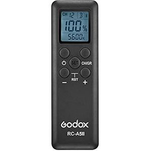Godox RC-A5 Afstandsbediening 433 MHz draadloze overdrachtssnelheid 16 kanalen 6 groepen 20 meter grote werkafstand voor Godox VL150 VL200 VL300 UL150 LED1000DII LED1000BiII enz.