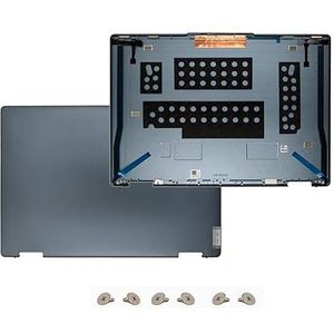 Blauwe achterzijde LCD achterkant bovendeksel deksel hoes compatibel met Lenovo Yoga 7 14ARB7 82QF 14IAL7 82QE Laptop 2022 Modellen