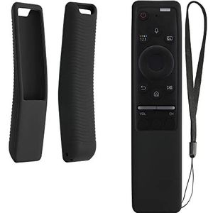 kwmobile hoes geschikt voor Samsung BN59-01274A / BN59-01330B - Siliconen anti-slip hoes voor afstandsbediening in zwart