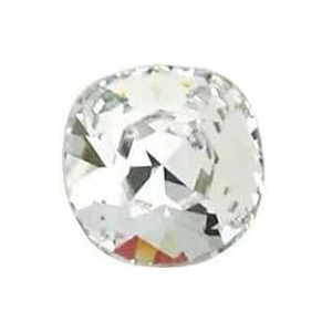 Vierkante Pointback Lijm op Edelstenen Strass Steentjes K9 Glas Nail Art Diamant Voor Kleding Sandalen Stenen En Kristallen Applicatie - Kristal - 12mm - 20st