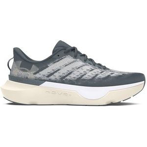 Under Armour W Infinite Pro Breeze hardloopschoenen voor dames, Gravel Celeste Summit Wit, 41 EU