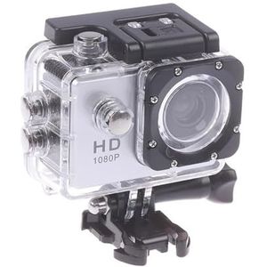 Full HD 1080P waterdichte actiecamera Mini draagbare DV-camcordervideo for buitensportduikcamera(Silver)