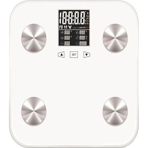 Weegschaal Badkamerweegschaal Elektronische Digitale Lichaamsvetweegschaal Weegschaal Multifunctioneel Personenweegschaal