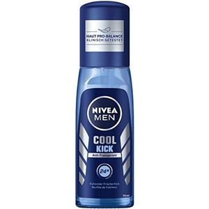 Nivea Men Cool Kick Deodorant Verstuiver, Anti-Transpirant Met 24 Uur Bescherming, 75Ml