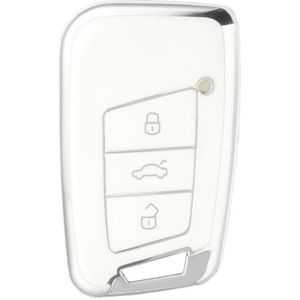 Autosleutel beschermhoes TPU Auto Flip Key Case Cover Shell Voor Polo Voor Golf Voor Passat Voor Kever Voor Octavia Voor Kodiaq Voor Altea Keyless Sleutel Shell(6)