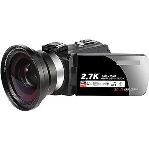 Digitale Camera For Video-opname WIFI Outdoor Nachtzicht IR Vlog Camcorder Draaien Touchscreen Selfie Recorder Fotografisch HD camera (Color : 128 SD Card, Size : Set 2)