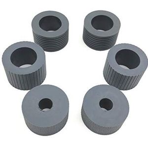 OKLILI 10SET X PA03338-K011 PA03576-K010 Pick-up Rolrem Roller Tire Kit Compatibel met Fujitsu fi-6670 fi-6770 fi-6770A fi-6750 fi-6750S