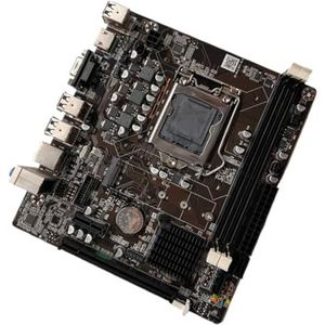 Wdbild Hoge Prestaties Computer Moederbord MicroATX H61 Moederbord Compatibel Voor Socket 1155 Processors 10 Usb-poort
