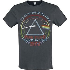 PINK FLOYD/Pink Floyd - 1972 Tour Amplified Vintage Charcoal Klein T-shirt
