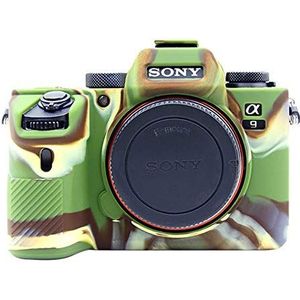 PULUZ zachte siliconen beschermhoes voor Sony A9 / ILCE-9, Camouflage