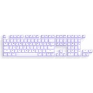 QPSJXN Nogi Keycapsp PEP ABS-profiel ZEER PERI 21 61 87 104 108 mechanische keyboards (paars)