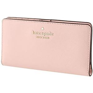 Kate Spade New York Staci Large Slim Bifold Wallet In Chalk Pink