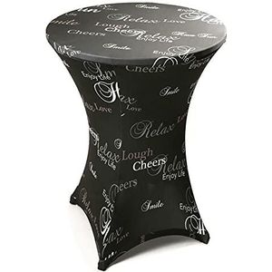 dasmöbelwerk Hoes stretch statafel hoes tafel bistrotafel gastro bistro evenementendeco 80 cm (SmileDG)