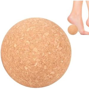 Kurk Yogabal, Kurkballen voor Massage, Kurk Massagebal, Kurk Massage Roller Ball, Kurkroller voor rug en spieren, Tissue Trigger Point Therapy Ball, Diameter 6 cm-10 cm