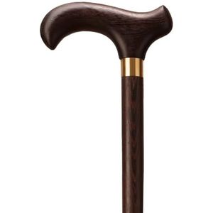 DQZRTUECA Wandelstokkruk Wengehout Verstelbare hoogte 80-93cm Draagvermogen 250kg 2 kleuren(B,80Cm(Use Height 150-155Cm))