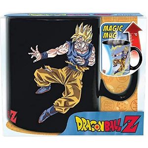 Dragonball Z - keramiek thermisch effect mok reuzemok 460 ml - Son Goku Vs Boo - geschenkdoos