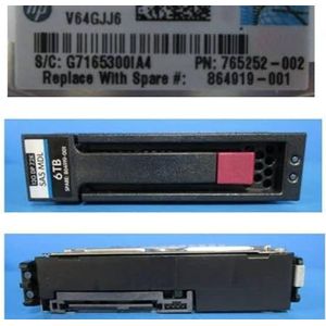 Hewlett Packard Enterprise DRV HDD 6TB 12G 7.2K LFF SAS MDL, 864262-B21 (MDL)