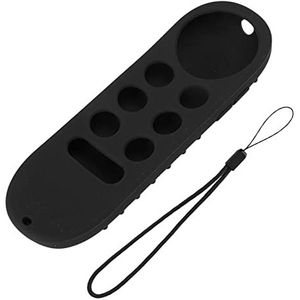 Atyhao Beschermhoes voor Afstandsbediening, Siliconen Hoesje Beschermhoes Geschikt voor Chromecast met TV-afstandsbediening(zwart)