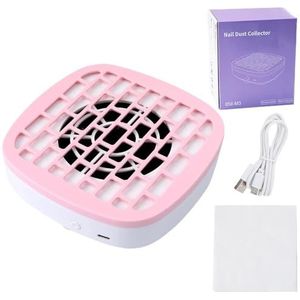 Nagelstofafzuiger, Nail Dust Collector Extractor Fan For Manicure Machine Powerful Nail Vacuum Cleaner With Remove Paper Filter Nail Equipment(B)