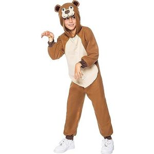 Funidelia - Beer Onesie Kostuum - Bruin - 100% Polyester - Voor Kinderen