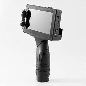 Handheld Inkjet -printer Handheld Inkjet Printer Datum Streepjescode Qr Code Draagbaar for Textiel metalen Hout Glass Stone Inkjet Printer Machine Snel afdrukken zonder vertraging(25.4mm with ink)