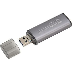 USB-kaartlezer 3 in 1, Dubbele Kaartsleuven, Overdrachtssnelheid van 5 Gbps, Ultraslank Ontwerp, Plug and Play, Ondersteunt voor, OS X, voor