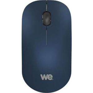 WE Draadloze muis, optische nano-USB-dongle, aansluiting 2,4 GHz, 1200 dpi, zachte aanraking, AA-batterij inbegrepen, kleur blauw