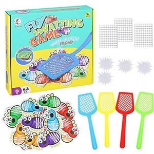 2 stuks woordspel Fly Swat Sight, uitzicht woorden met 4 vliegenmeppers, home-educatie, fonetiek, geletterdheid, educatieve spelletjes voor jongens en meisjes van 3 tot 6 jaar, leren Zcsxk