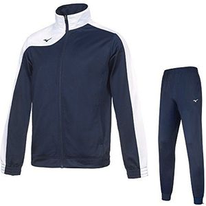 MIZUNO Kobe Knitted TRACKSUIT Navy/White XL heren