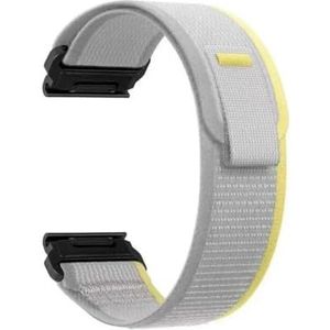 22mm 26mm Nylon Quick Fit Band for Garmin Fenix ​​7X 7 Pro Fenix ​​6X 6 5X 5Plus Tactix 7 Forerunner 965 955 Enduro 2 Loop Band (Color : 6, Size : QuickFit 26mm)