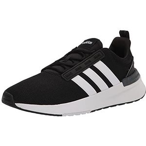adidas Men's Racer TR21 Trail Running Shoe, Black/White/Black, 12.5