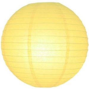 5 x Lampion licht geel 45 cm