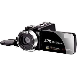 Vlogcamera, Digitale videocamcorder 3 0MP Digitale vloggencamera met microfoon touchscreen 16 x Digital Zoom Video Recorder Camera for video -opname(64GB SD card,DV03-Standard)