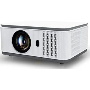 Mini-projector met WIFI 6 en Bluetooth, 4K 1080P Ondersteuning Draagbare Projector 200 ''Screen Movie Projector Auto Keystone Compatibel voor Laptop, PC, Smartphone