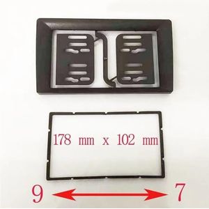 Autoradioframe Voor alle automodellen Middenconsoleradio Android-systeem 9 inch 10 tot 7 inch Frame 2 DIN Geschikt(9 to 7)