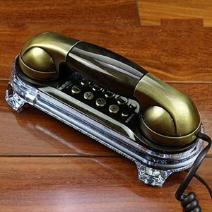 Telefoon Thuis Telefoon Vaste Wandtelefoons Retro Wandtelefoons Creatief Europees Antiek Ouderwets Thuis Wandgemonteerd Kabel Vaste vaste lijn (C)