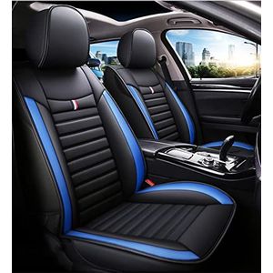 Stoelhoezen Beschermhoezen 5 Seat Volledige Dekking Auto Seat Cover Voor Dodge Voor Challenger Voor Avenger Voor Caravan Voor Grand Voor Caravan Voor Durango Voor Journey Voor Viper(Zwart blauw,One Si