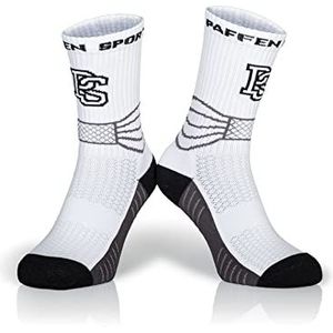 Paffen Sport «PRO» Boxing Socks – boksspecifieke sokken voor minder blaasvorming, wit/zwart/grijs, M