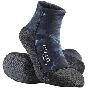 WYYHAA 3MM Korte Buis Duiken Sokken, Neopreen Strand Volleybal Zand Proof Outdoor Sokken, Anti Slip Slijtvast, Blauw, L