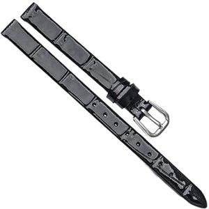 Chlikeyi Echt lederen horlogeband voor dames, dunne armband 7-18 mm, 11 mm, Leer