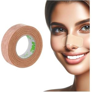 Dpm Tapes - Micropore 1533, Chirurgische Kleefband, Medisch Conformiteitscertificaat, Microporeus en Flexibel, Neuspleister, Neuscorrectie - Huidkleur (1.25 cm x 9 m)