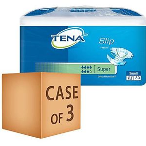 Absorberende onderbroek voor incontinentie, Case Saver 3 x Tena, klein (50 cm-80 cm/20-30 inch), 30 stuks
