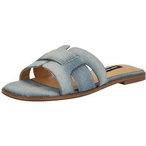 NINE WEST Germani damessandalen, Light Blue Denim 450, 40 EU
