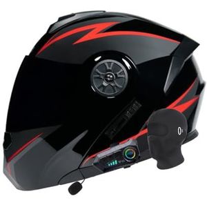 Systeemhelm - Geïntegreerde Motorhelm - Met Bluetooth - Met Luidspreker Microfoon - ECE Goedkeuring