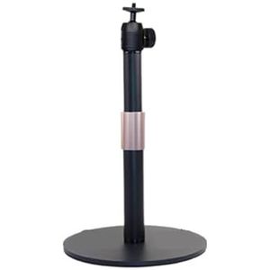 MMFURHHAY 130CM Roterende Vloerstaande Projector Beugel Ondersteuning Metalen Beugel Multi-hoek Verstelbare 360 ​​PTZ (Desktop Type)